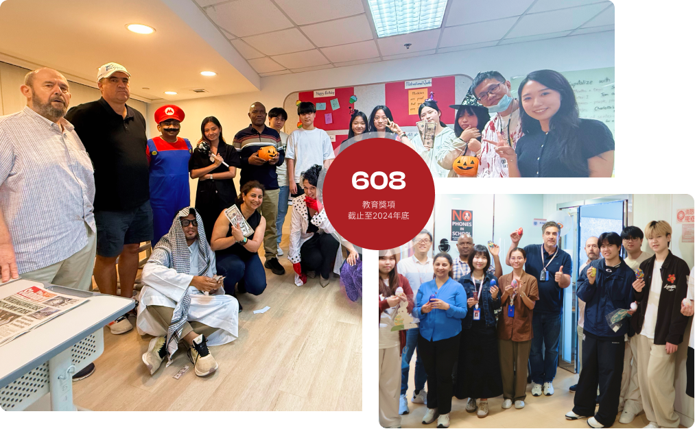 Limai Intl School HK Campus: 608 education awards (by end-2024) for campus activities & achievements.